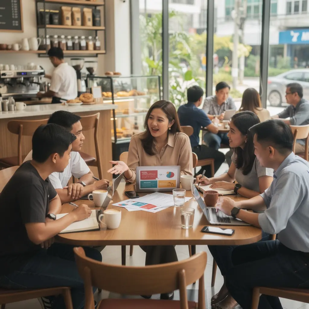 An image of a person reviewing analytics data to optimize content performance and SEO strategy.